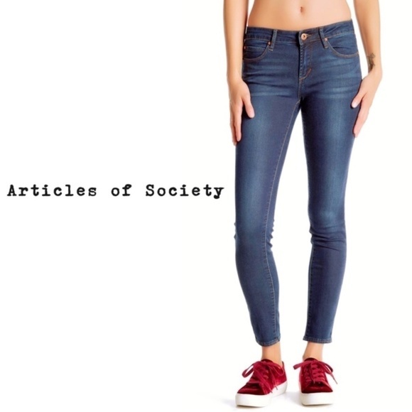 ARTICLES OF SOCIETY Ankle Skinny Jeans - Picture 2 of 14